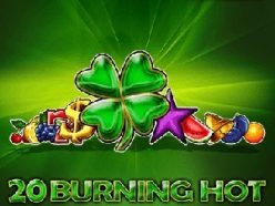 Brennender heißer Spielautomat